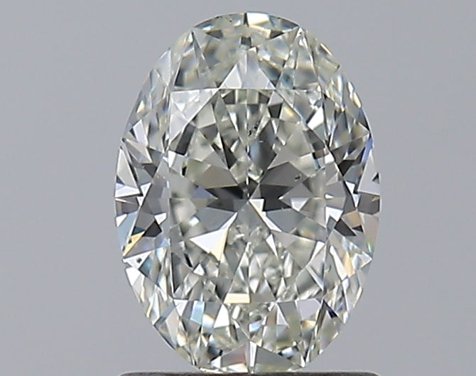 1.00CT OVAL SI1 J WH