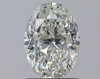 1.00CT OVAL SI1 J WH