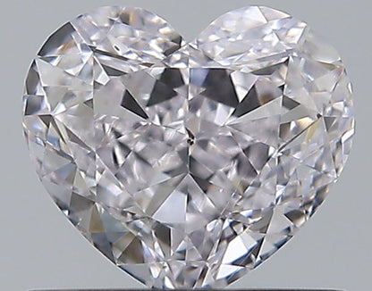 0.81CT HEART SI1 F PINK
