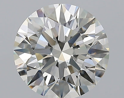 2.01CT ROUND VVS2 J WH
