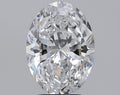 3.00CT OVAL SI1 D WH