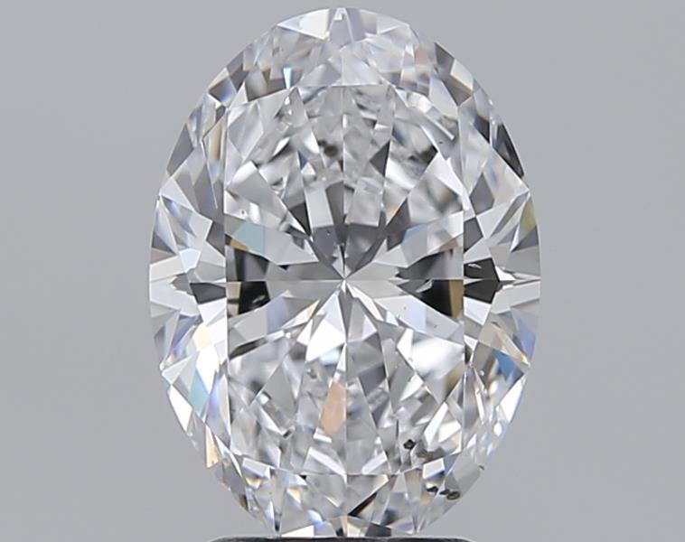 3.00CT OVAL SI1 D WH