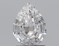0.91CT Pear Step Cut VS2 D WH