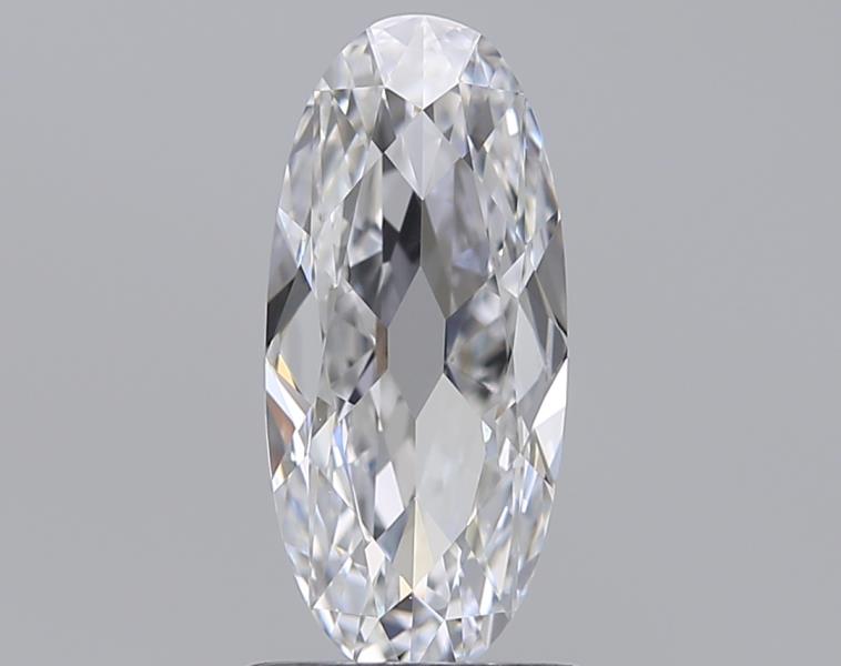 0.91CT Old Mine Oval VS2 D WH