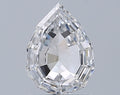 0.92CT Pear Step Cut VS1 D WH