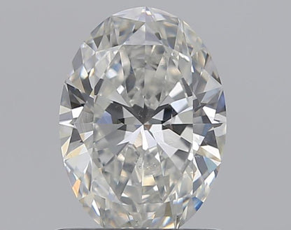 0.81CT OVAL SI1 G WH