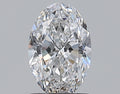 0.81CT OVAL SI2 D WH