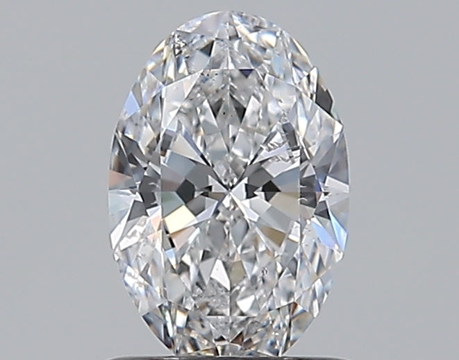 0.81CT OVAL SI2 D WH