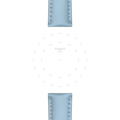 Tissot Official Blue Leather Strap Lugs 18 mm 3
