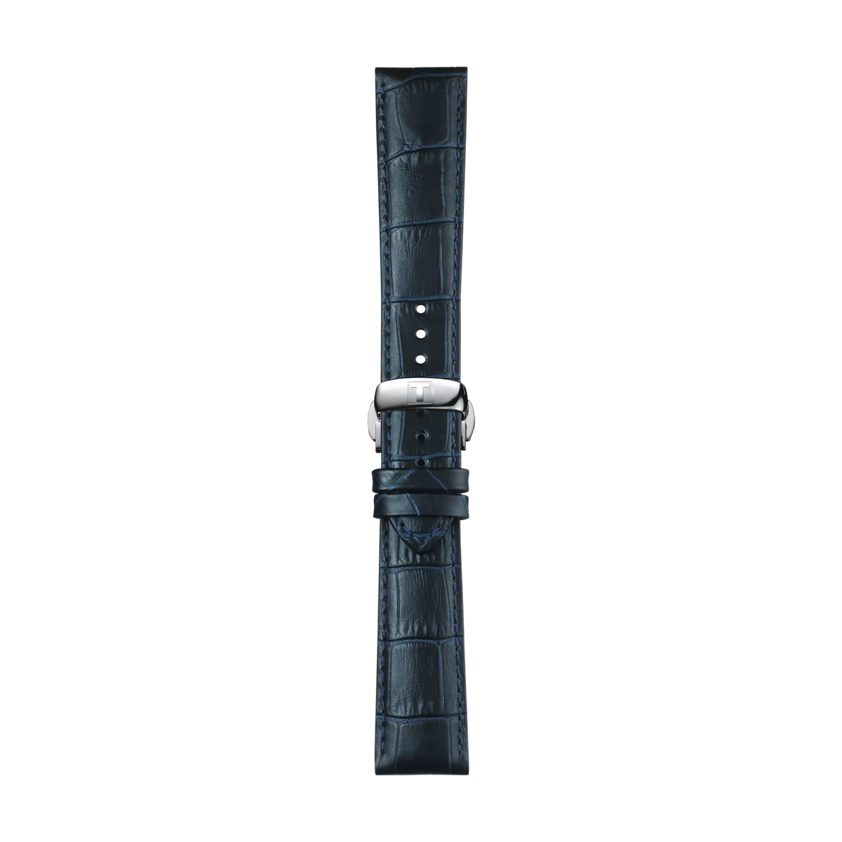 Tissot Official Blue Leather Strap Lugs 21 mm 1