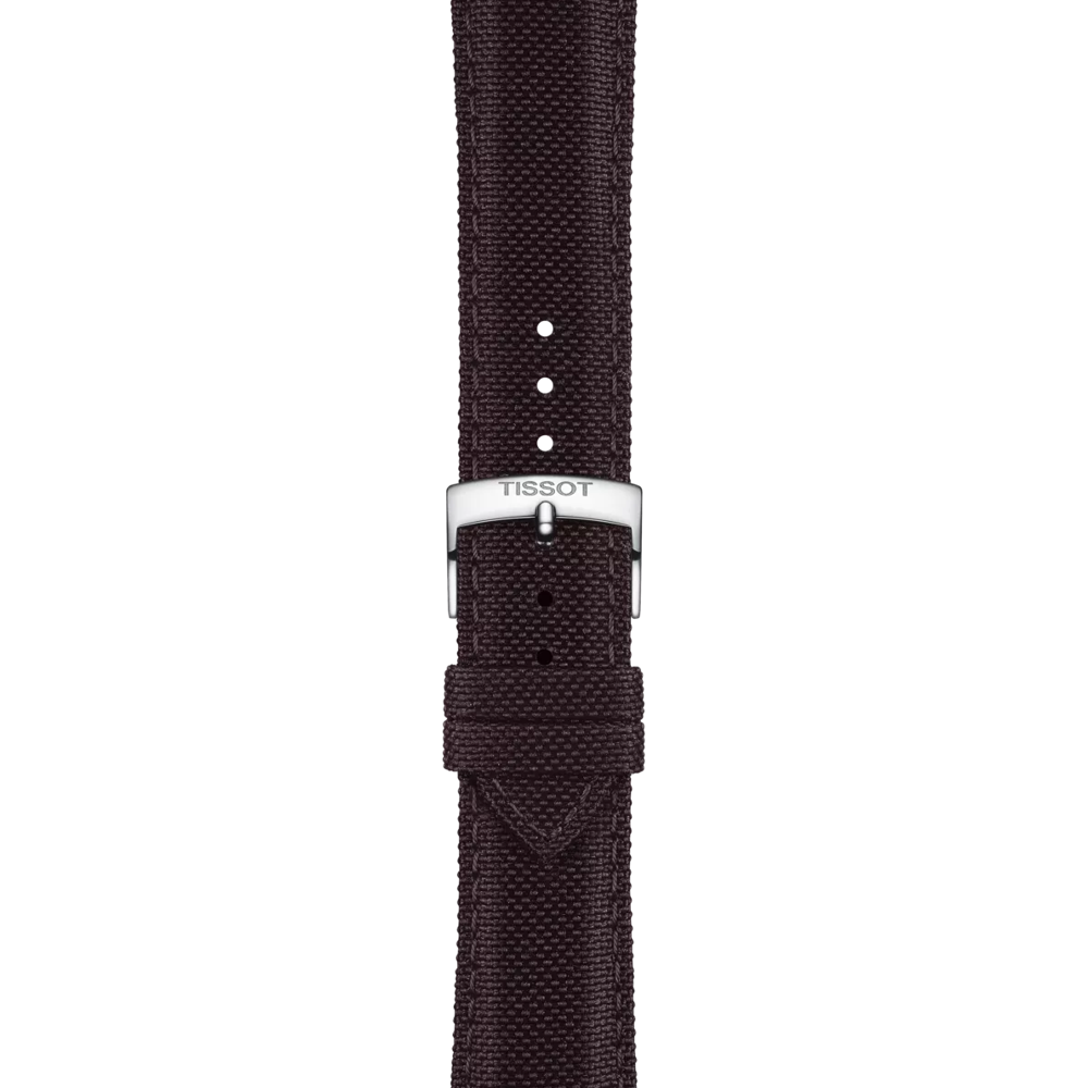 Tissot Official Brown Fabric Strap Lugs 21 mm 2