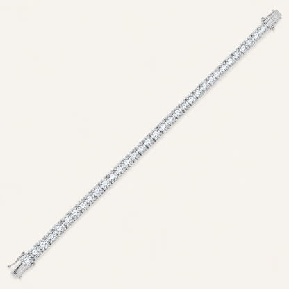 7.00CT Round Cut Lab Grown Diamond Tennis Bracelet