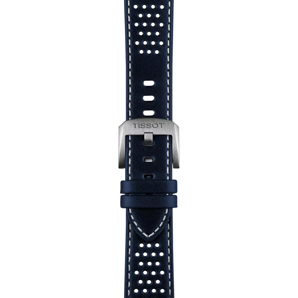 Tissot Official Blue Leather Strap Lugs 20 mm 2