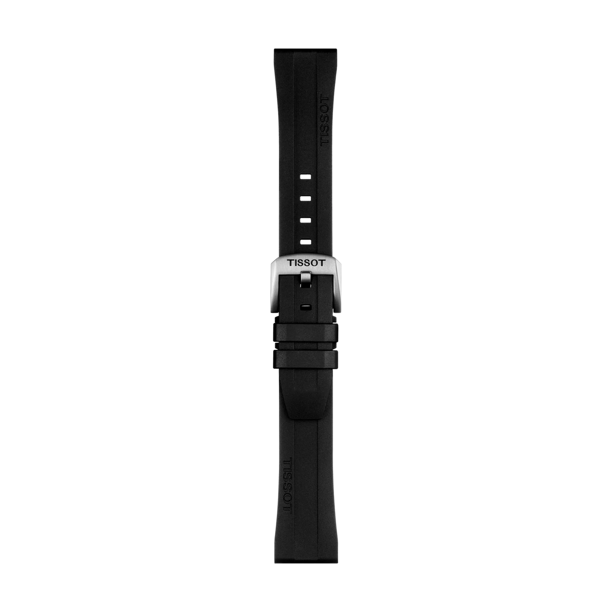 Tissot Official Black Rubber Strap Lugs 20mm 1