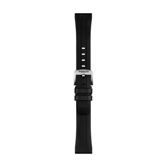Tissot Official Black Rubber Strap Lugs 20mm 1