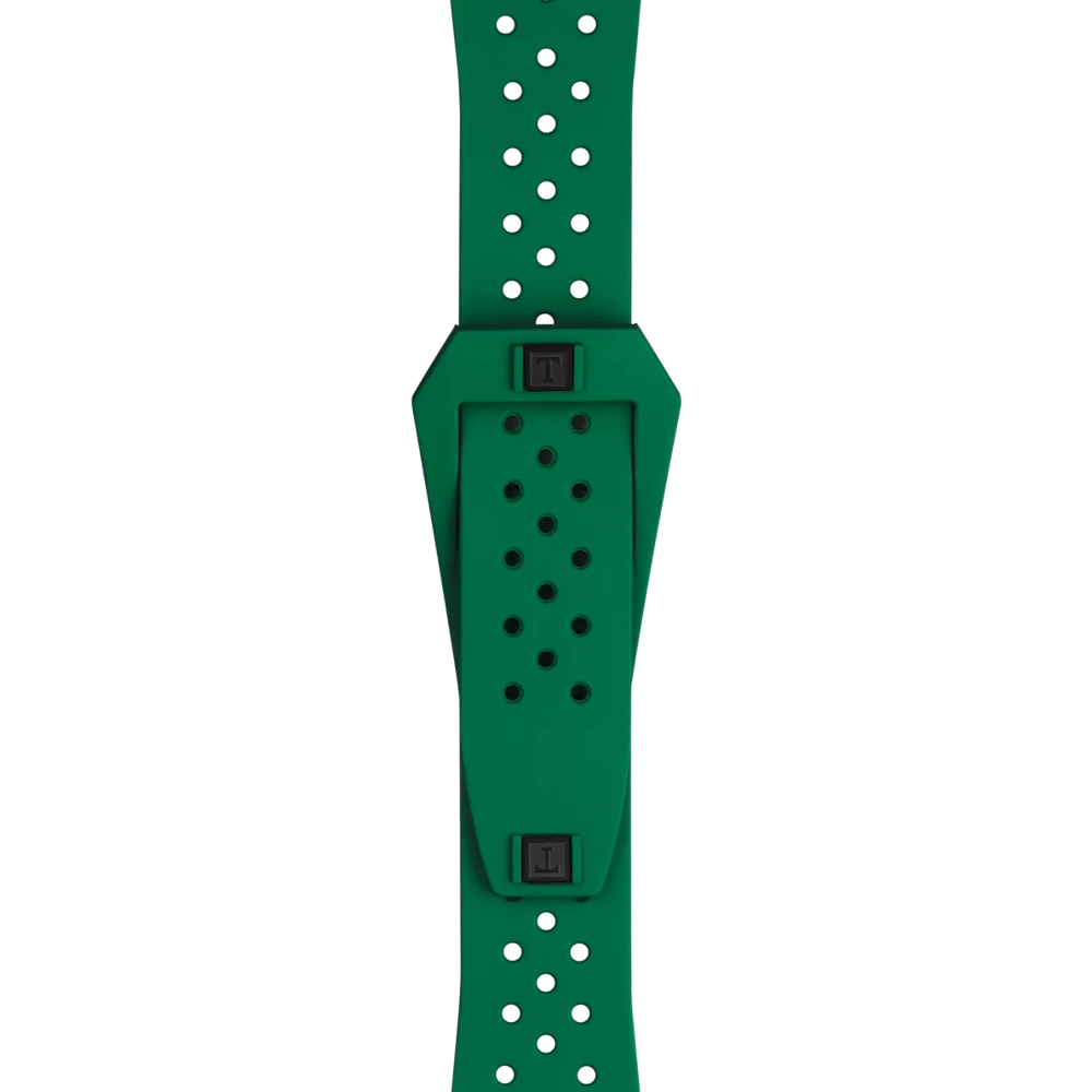 Tissot Official Green Sideral Rubber Strap 2
