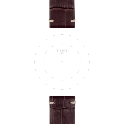 Tissot Official Brown Leather Strap Lugs 22 mm 3