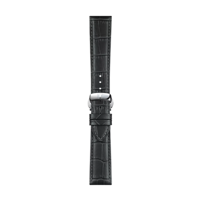 Tissot Official Grey Leather Strap Lugs 21 mm 1