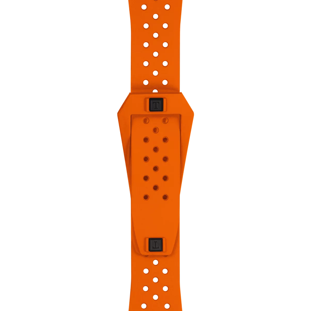 Tissot Official Orange Sideral Rubber Strap 2