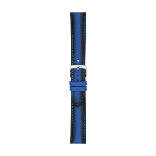 Tissot Official Blue Leather Strap Lugs 20 mm 1