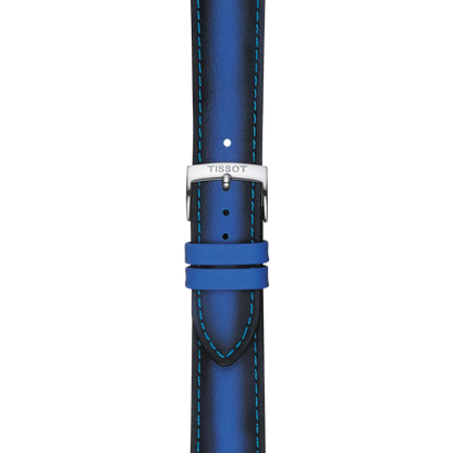 Tissot Official Blue Leather Strap Lugs 20 mm 2