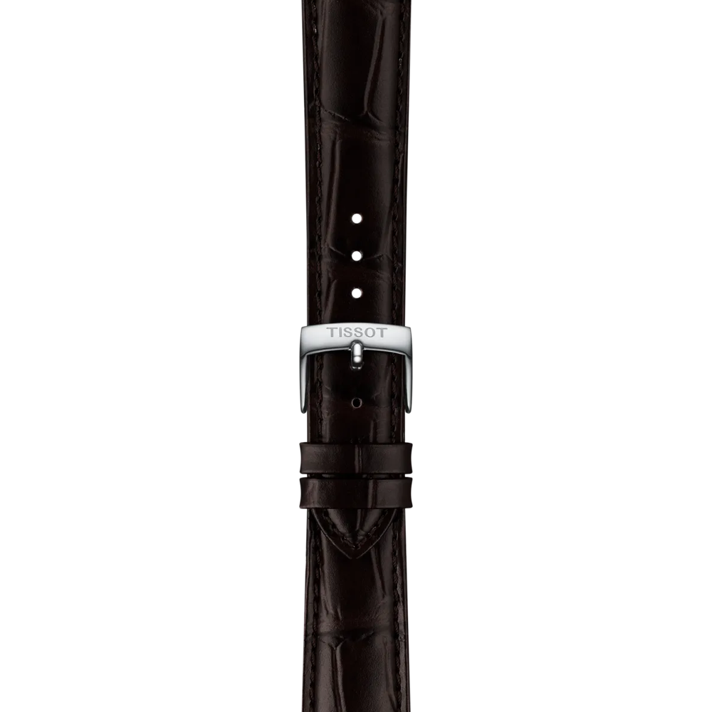 Tissot Official Brown Leather Strap Lugs 18mm 2