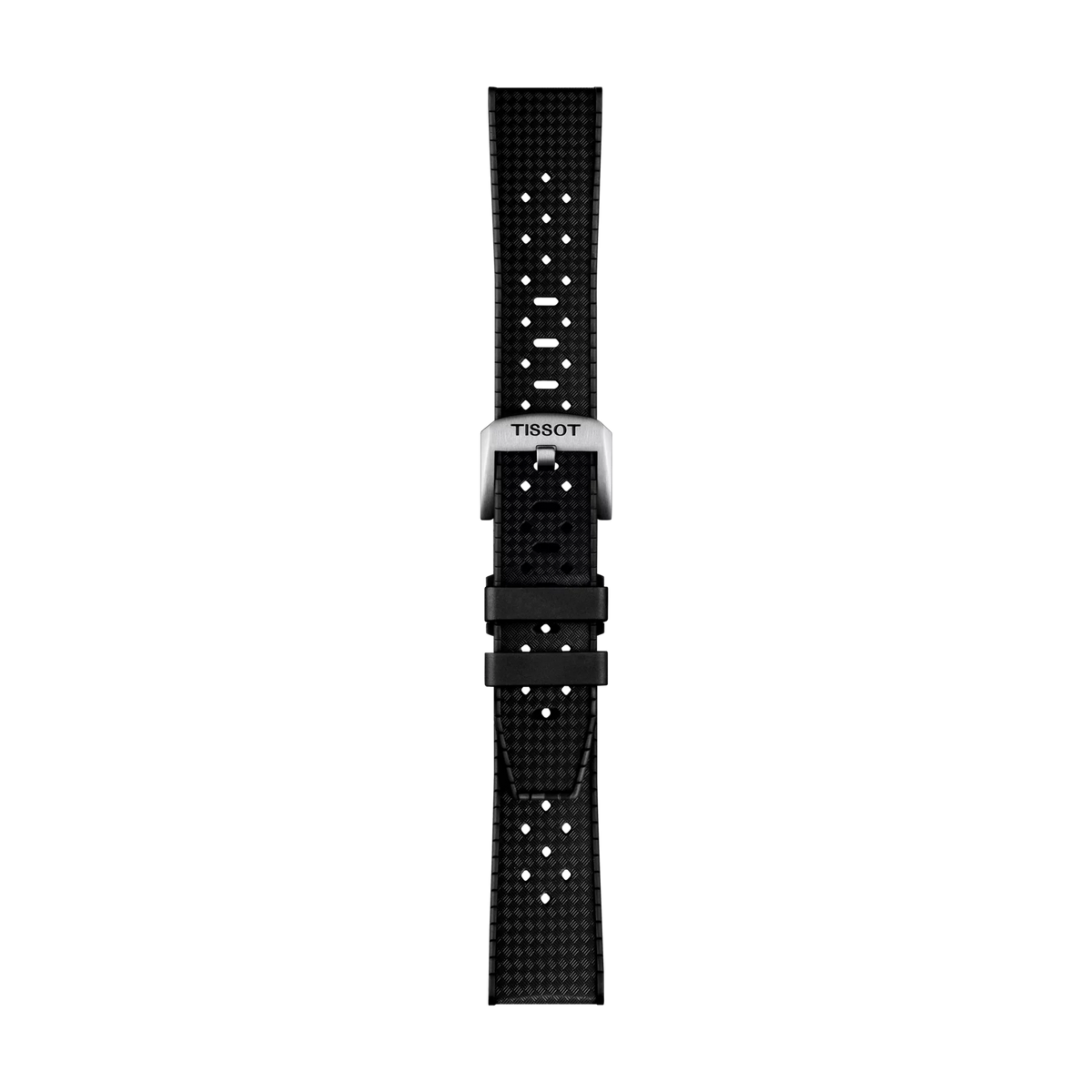 Tissot Official Black Rubber Strap Lugs 20mm 1