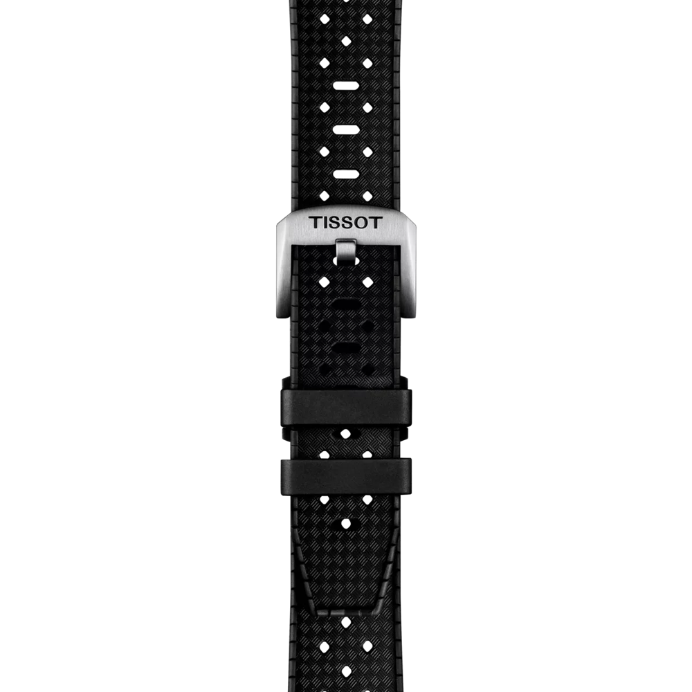 Tissot Official Black Rubber Strap Lugs 20mm 2