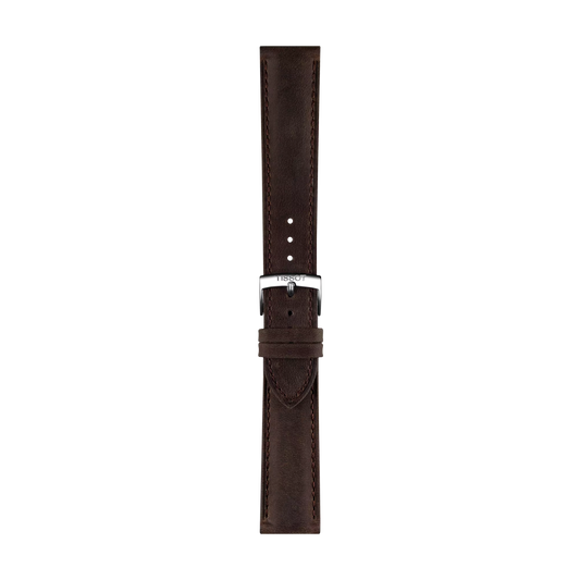 Tissot Official Brown Leather Strap Lugs 20mm 1