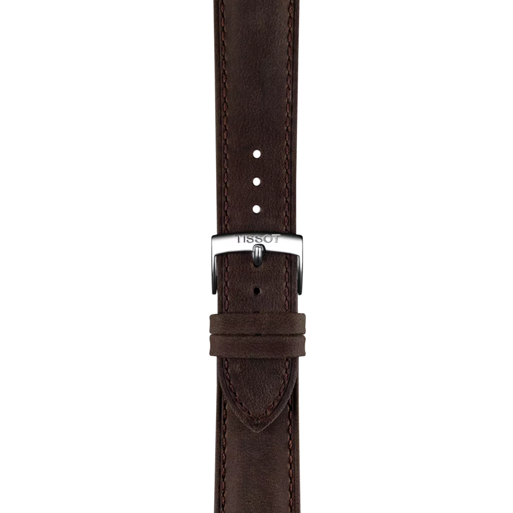 Tissot Official Brown Leather Strap Lugs 20mm 2