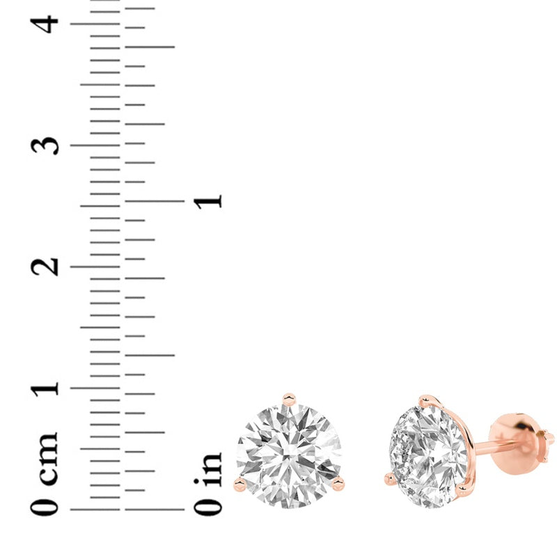 14K White Gold Earring KJ01724E.RD-4-21F