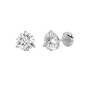 0.5CTW Round Shaped Lab Grown Diamond (F/VS) Stud Earrings in 14K Gold