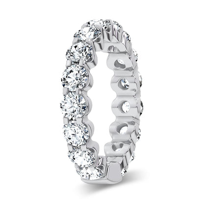 14K 4.00CT LAB DIAMOND ETERNITY BAND