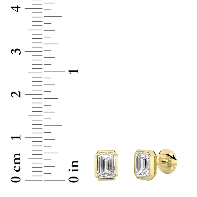 14K White Gold Earring KJ40039E.EM-2-21F
