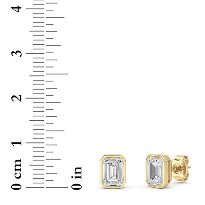 14K White Gold Earring KJ40039E.EM-2-21F