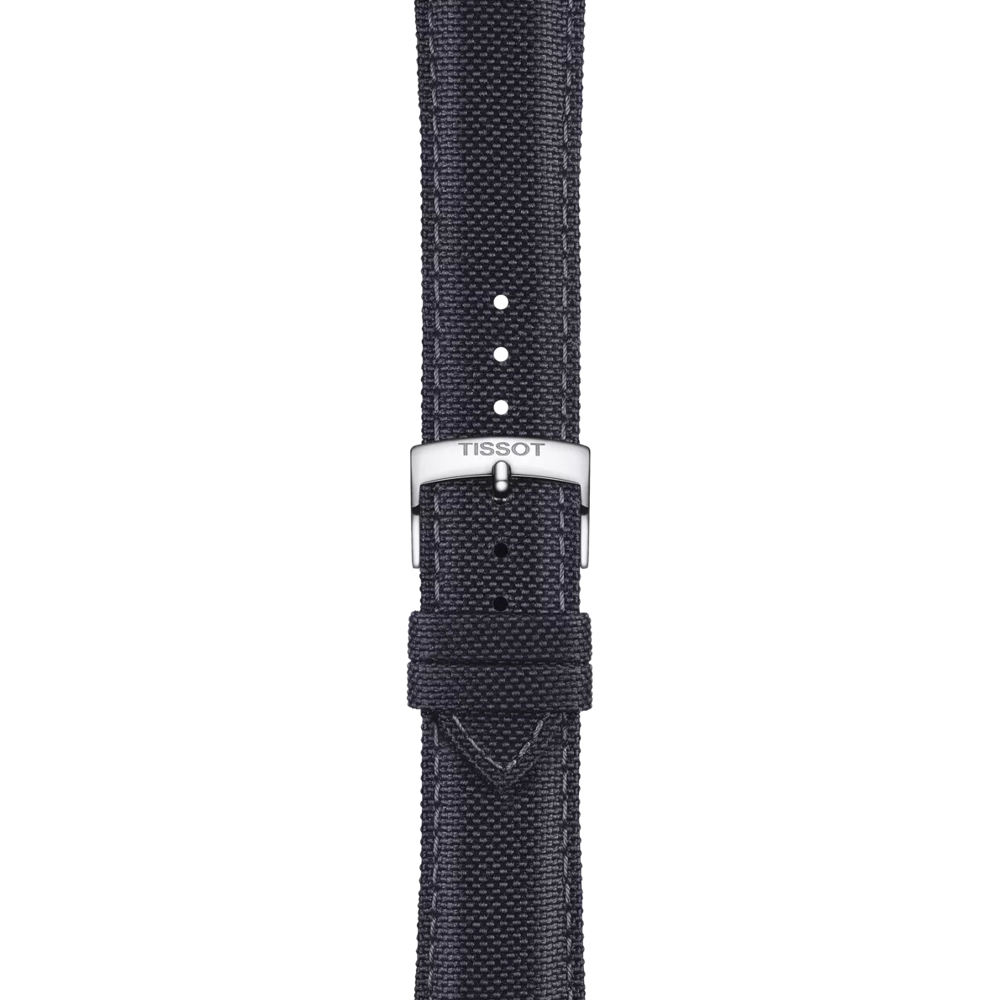 Tissot Official Anthracite Fabric Strap Lugs 21 mm 2