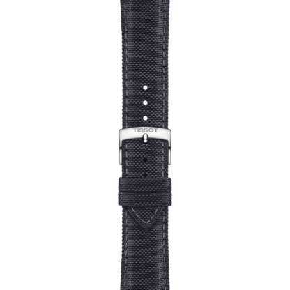 Tissot Official Anthracite Fabric Strap Lugs 21 mm 2