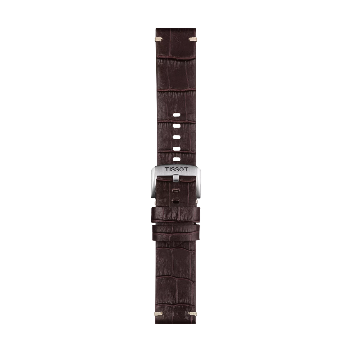 Tissot Official Brown Leather Strap Lugs 22 mm 1