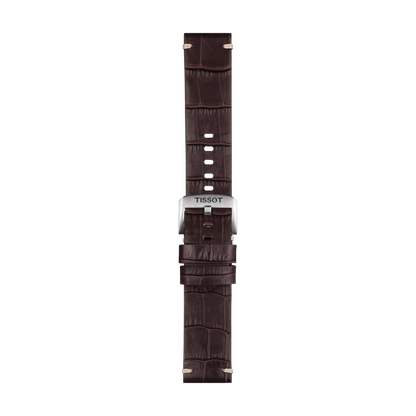 Tissot Official Brown Leather Strap Lugs 22 mm 1