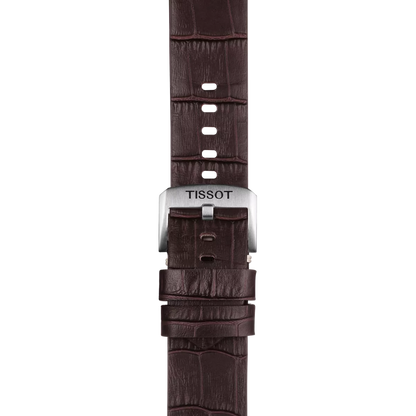 Tissot Official Brown Leather Strap Lugs 22 mm 2