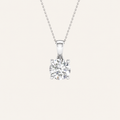 0.50CT Round Cut Lab Grown Diamond Pendant