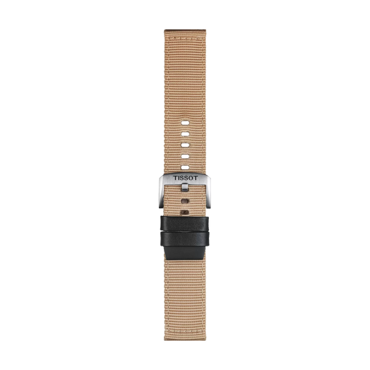 Tissot Official Beige Fabric Strap Lugs 22 mm 1