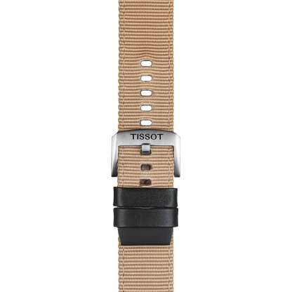 Tissot Official Beige Fabric Strap Lugs 22 mm 2