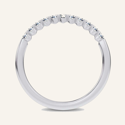 0.25CT Round Certified Lab Grown Diamond Band