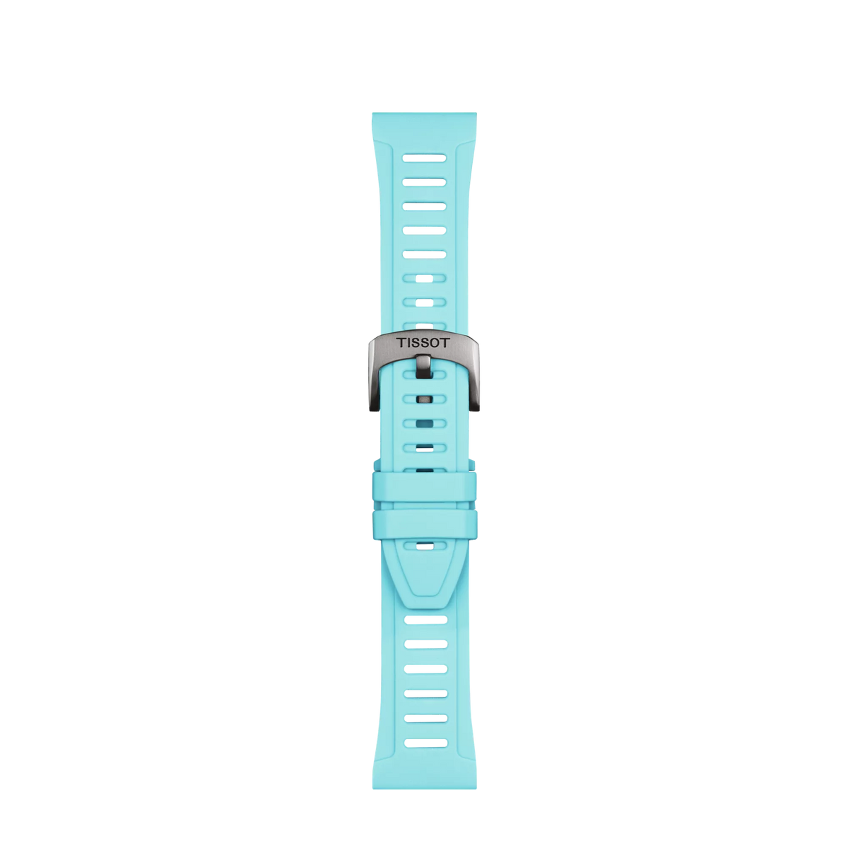 Tissot Official Ice Blue Silicone Strap Lugs 21 mm XS 1