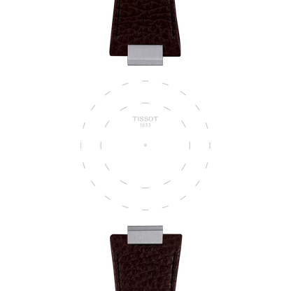 Tissot Official Brown PRX 42mm leather strap 3
