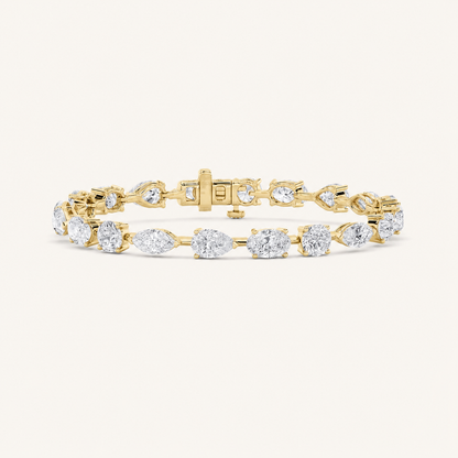 6CT Multistone Lab Grown Diamond East & West Bracelet