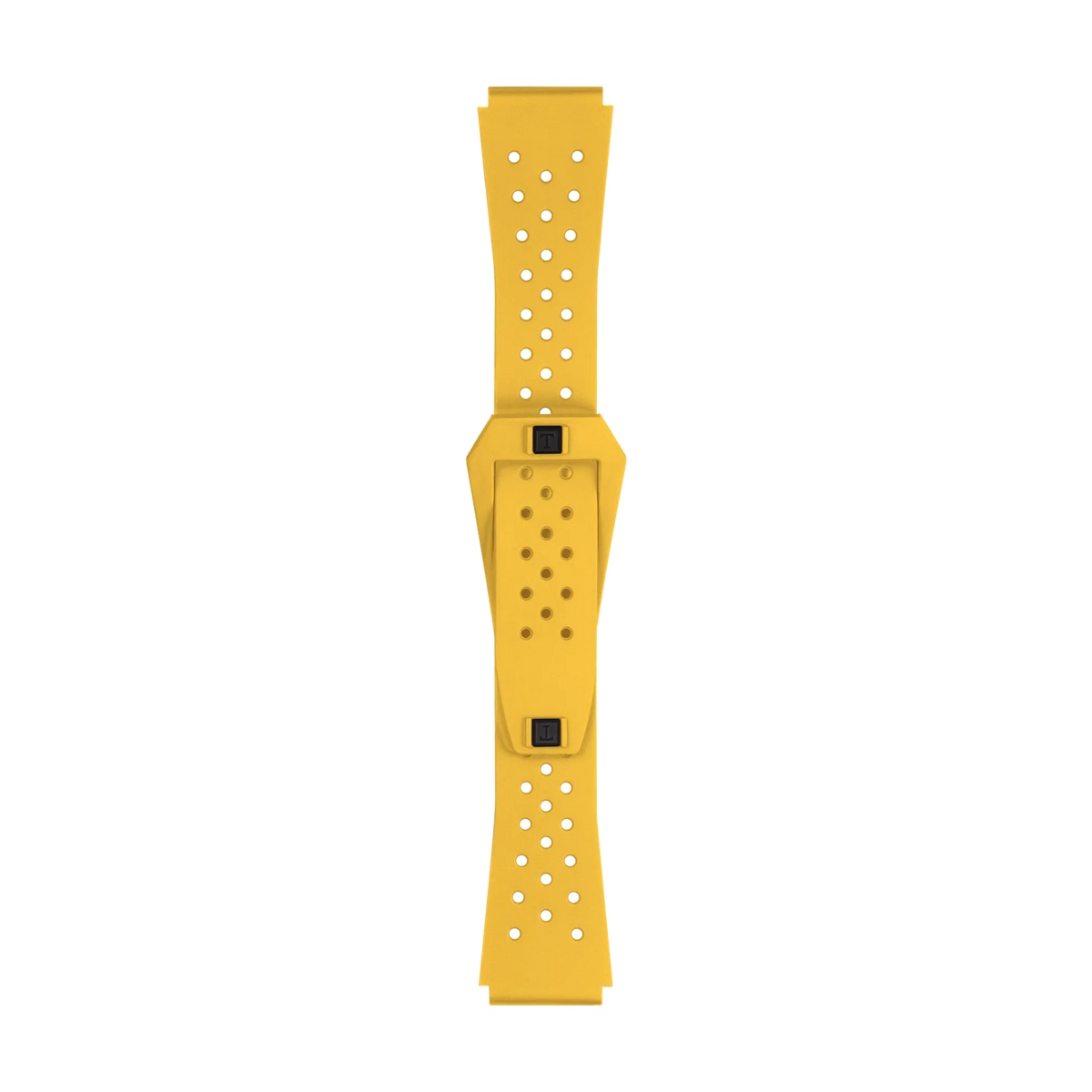 Tissot Official Yellow Sideral Rubber Strap 1