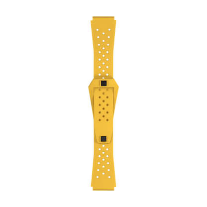Tissot Official Yellow Sideral Rubber Strap 1