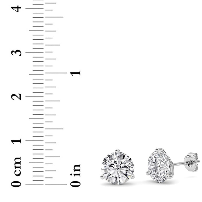 14K White Gold Earring KJ01724E.RD-4-21F